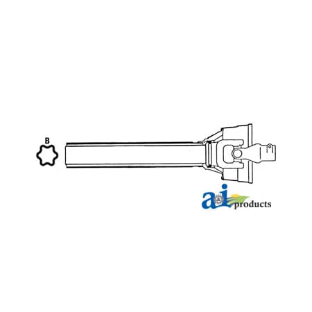 A & I Products Constant Velocity Implement Half Shaft 44.5" x7.5" x7.5" A-WM58481